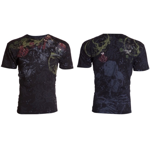 Archaic Affliction Men's T-Shirt BAG OF BONES - Picture 3 of 8